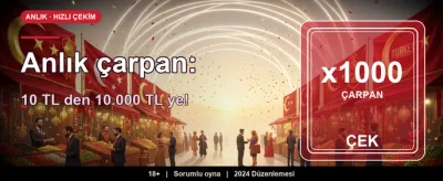Hemen Kaydol, Şansını Dene! banner